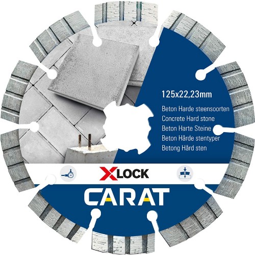 Diamantkapklinga CARAT Betong X-Lock